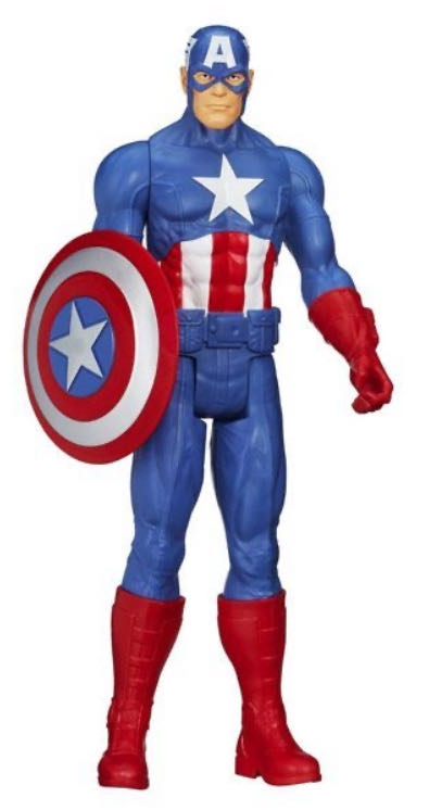 Captain America - Steve Rogers - Hasbro (Marvel Titan Hero Series) action figure collectible [Barcode 653569914396] - Main Image 3