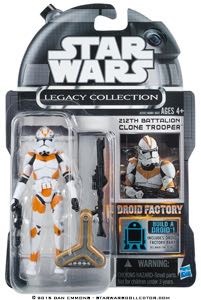 212th BATTALION CLONE TROOPER - Hasbro (Legacy Collection) action figure collectible [Barcode 653569916000] - Main Image 2
