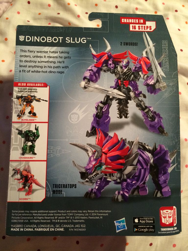 Dinobot Slug - Hasbro (Transformers: Age Of Extinction) action figure collectible [Barcode 653569917458] - Main Image 2