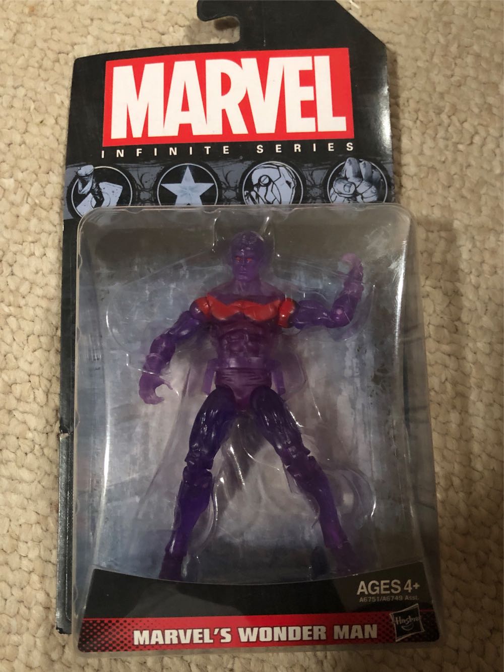 Wonder Man - Hasbro (Marvel Infinite Series) action figure collectible [Barcode 653569917502] - Main Image 3