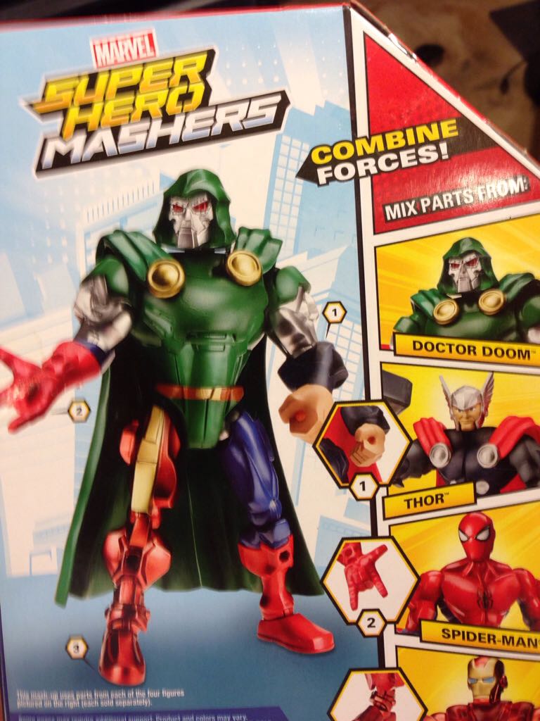 Doctor Doom - Hasbro (Super Hero Mashers) action figure collectible [Barcode 653569918479] - Main Image 2