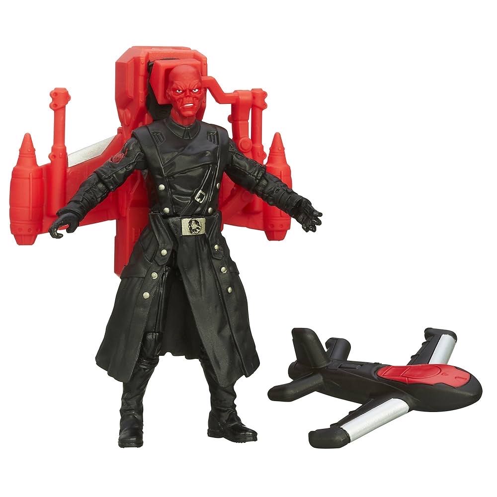 Captain America 2: Air Raid Red Skull - Hasbro (Captain America: The Winter Soldier) action figure collectible [Barcode 653569918585] - Main Image 2
