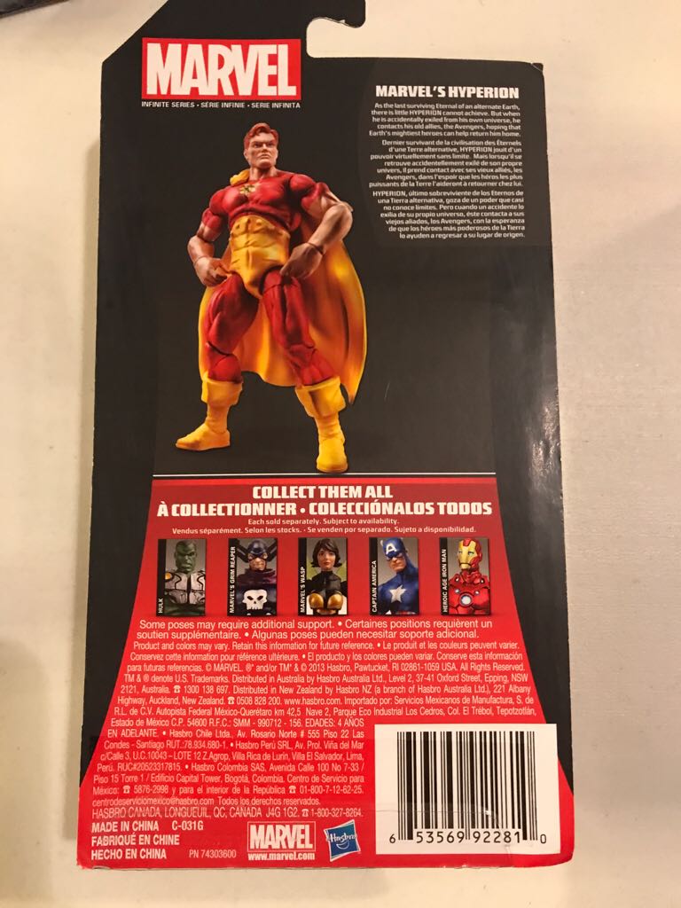 Marvel Legends Infinity Series 3.75 - Marvel’s Hyperion  action figure collectible [Barcode 653569922810] - Main Image 2