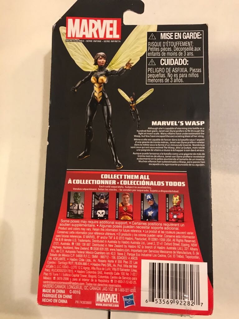 Marvel Legends Infinity Series 3.75 - Wasp  action figure collectible [Barcode 653569922827] - Main Image 2