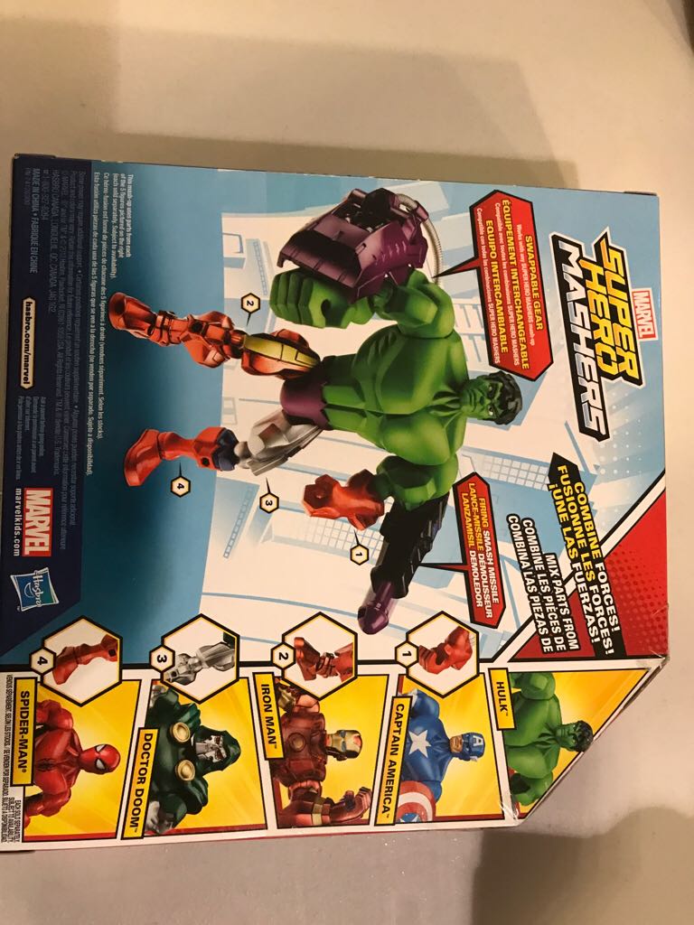 Marvel Super Hero Mashers - Hulk  action figure collectible [Barcode 653569922971] - Main Image 2