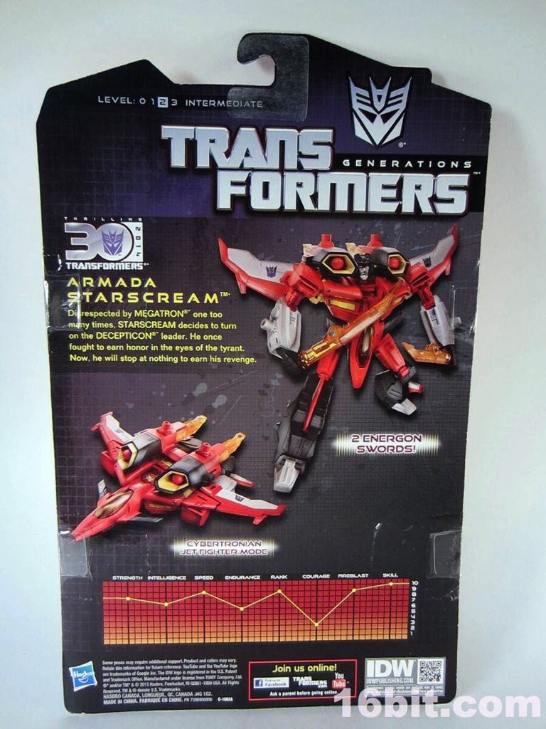 Transformers Thrilling 30 Starscream - Hasbro (Transformers Generations) action figure collectible [Barcode 653569923817] - Main Image 2