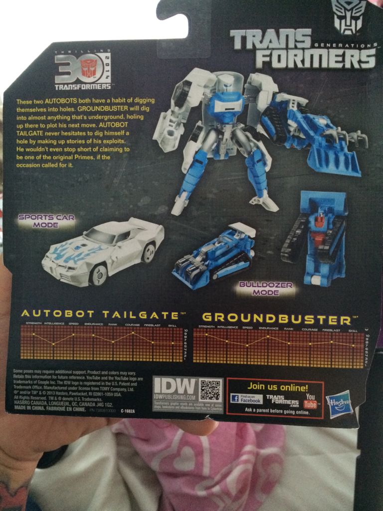 Autobot Tailgate & Groundbuster - Hasbro (Transformers: Thrilling 30) action figure collectible [Barcode 653569923848] - Main Image 2