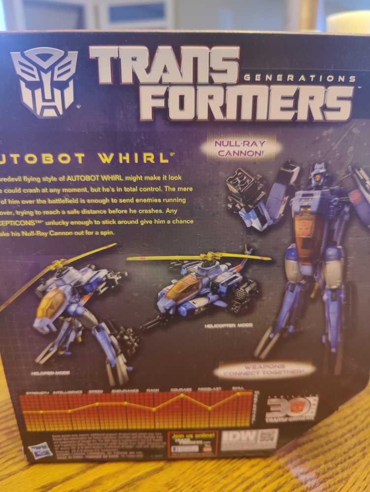 Transformers Thrilling 30 Whirl - Hasbro (Voyager Class) action figure collectible [Barcode 653569923879] - Main Image 4