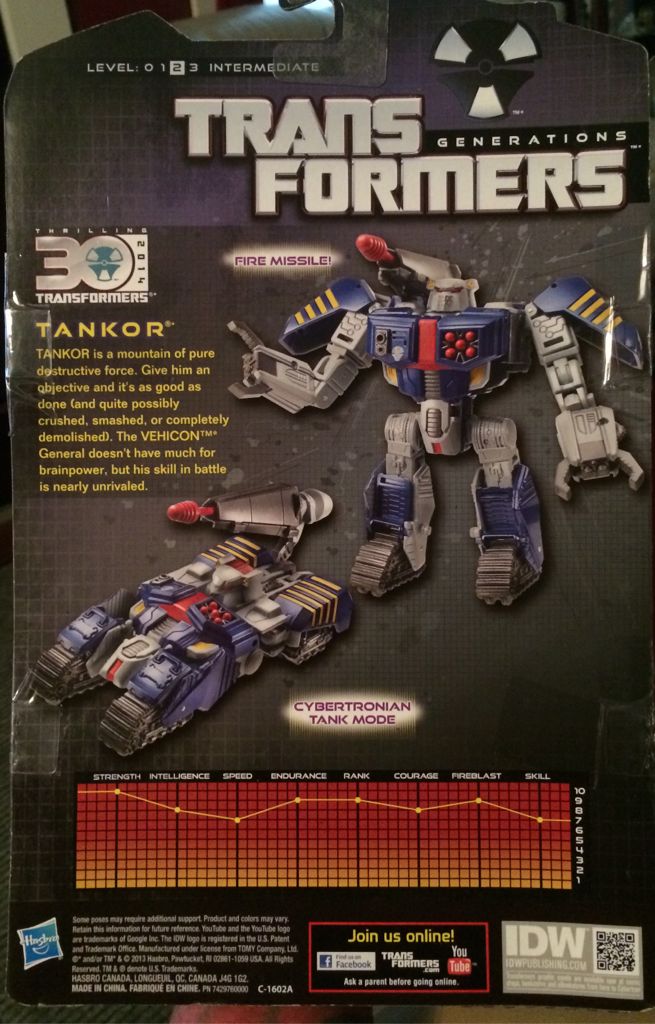 Tankor - Hasbro (Transformers: Beast Machines) action figure collectible [Barcode 653569930259] - Main Image 2