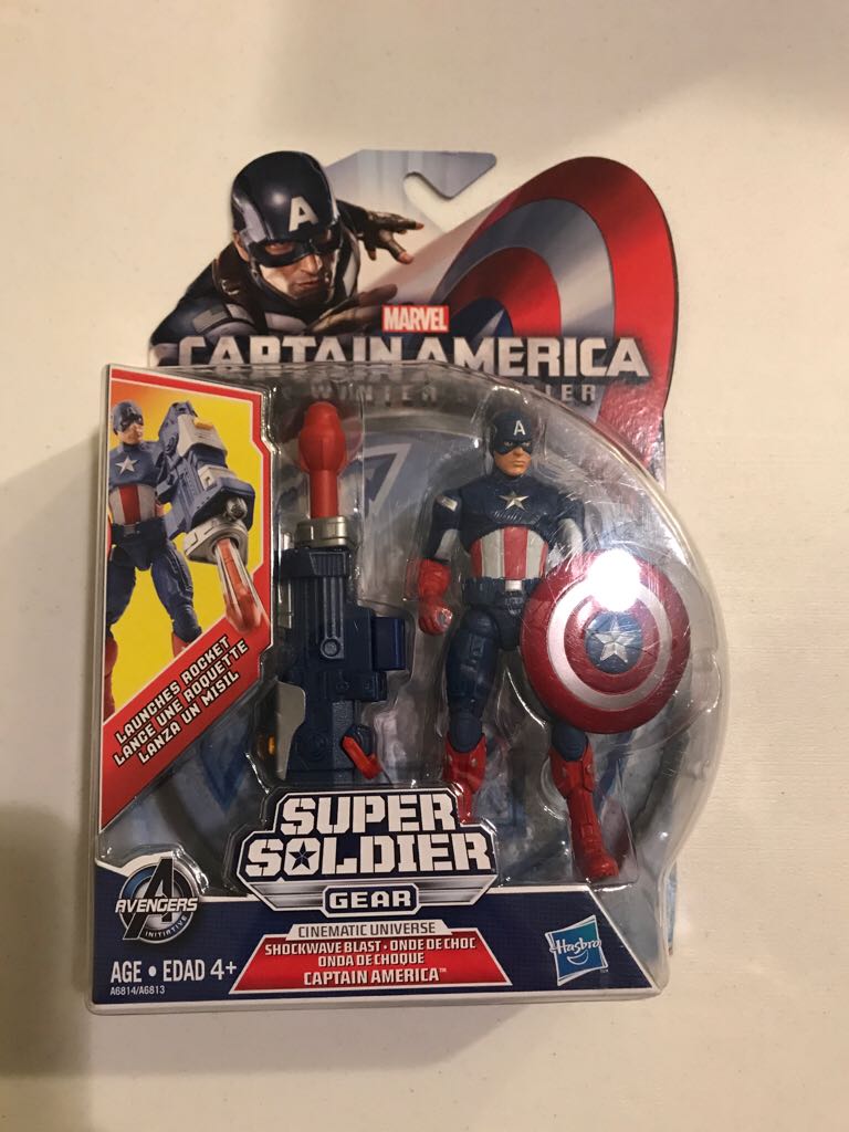 Captain America The Winter Soldier 3.75 - Shockwave Blast Captain America  action figure collectible [Barcode 653569933090] - Main Image 1