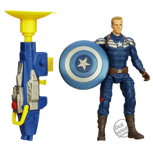 Marvel Universe: Captain America - The Winter Soldier: Grapple Cannon Captain America - Hasbro (Comics & Superheroes) action figure collectible [Barcode 653569933144] - Main Image 2