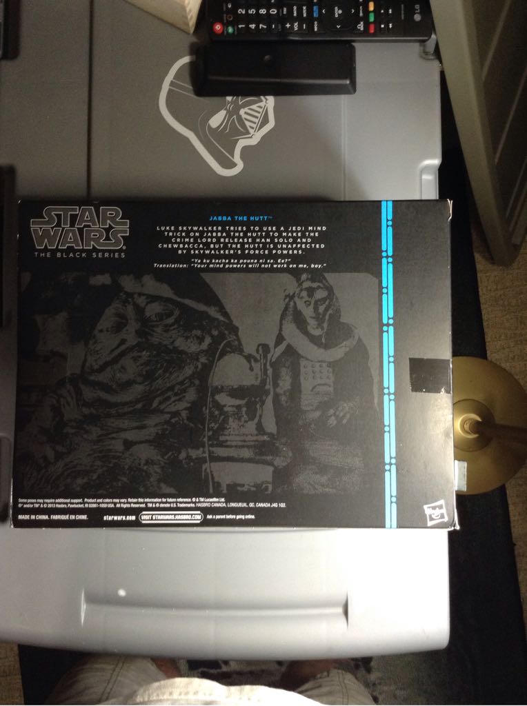 Jabba The Hutt - Hasbro (Star Wars Black 6”) (Star Wars The Black Series 6) action figure collectible [Barcode 653569944249] - Main Image 2