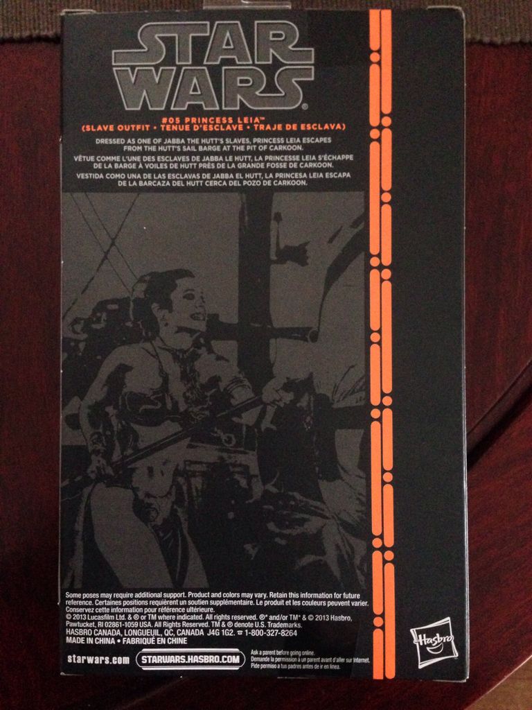 Princess Leia - Hasbro (Star Wars The Black Series) action figure collectible [Barcode 653569945666] - Main Image 2