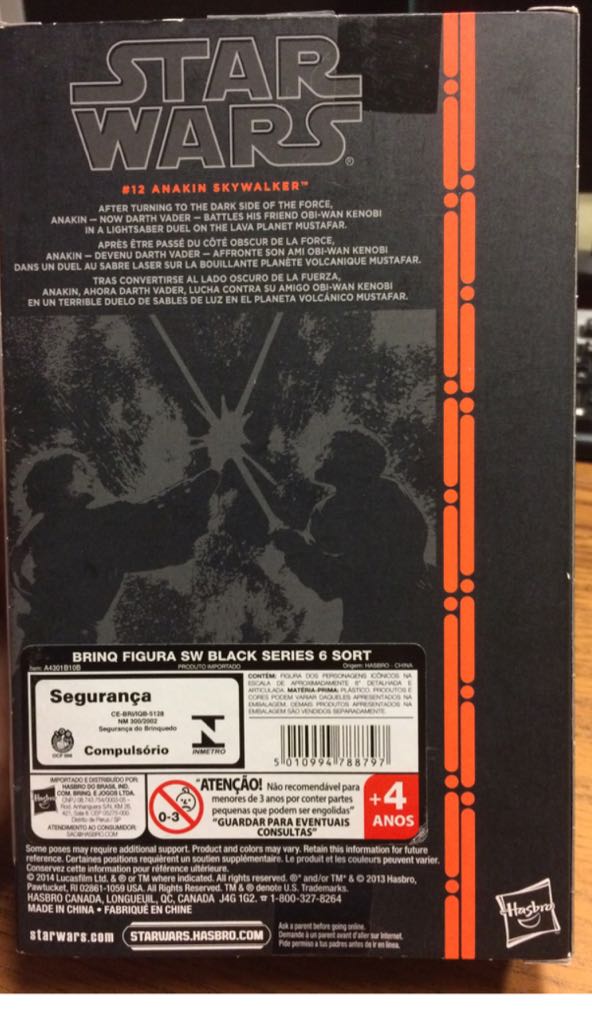 Anakin Skywalker  - Hasbro (Star Wars: Black Series) action figure collectible [Barcode 653569946656] - Main Image 2