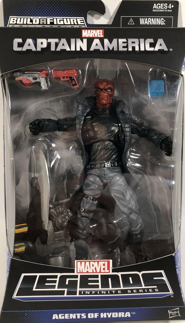 Red Skull - Hasbro (Marvel Legends Mandroid BAF Series) action figure collectible [Barcode 653569955085] - Main Image 4