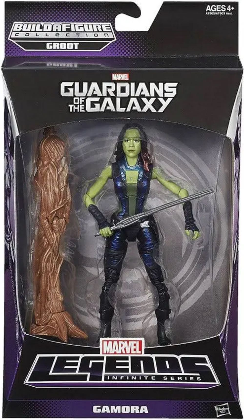Gamora (Guardians Of The Galaxy MCU) - Hasbro (Marvel Legends) action figure collectible [Barcode 653569956501] - Main Image 5