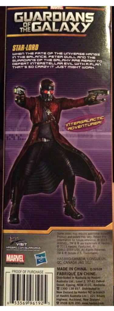 Star Lord - Hasbro (Titan Hero Series) action figure collectible [Barcode 653569961925] - Main Image 2