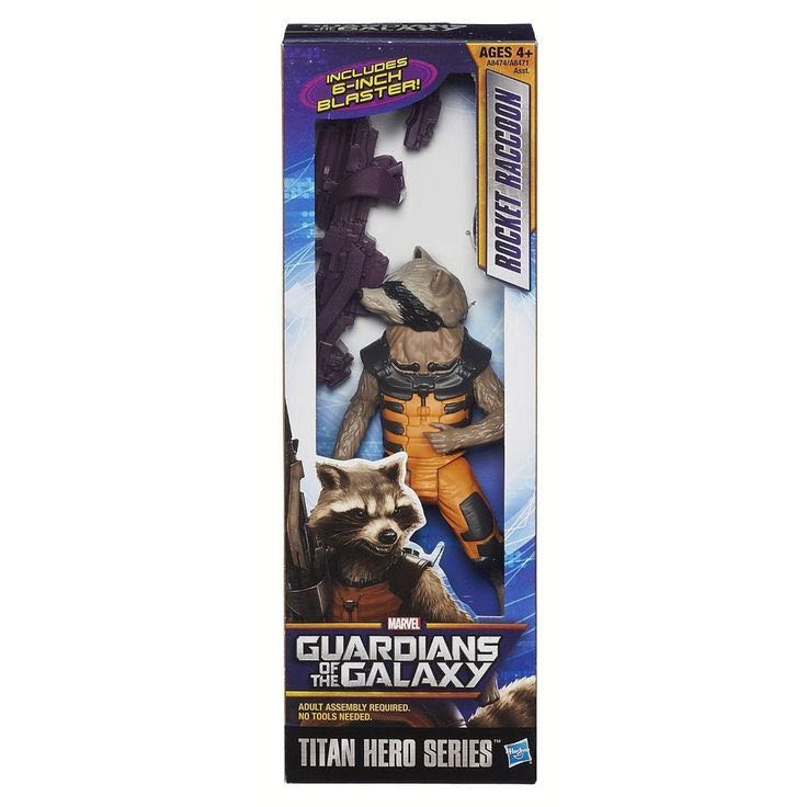 Rocket Raccoon - Hasbro (Titan Hero Series) action figure collectible [Barcode 653569961932] - Main Image 2