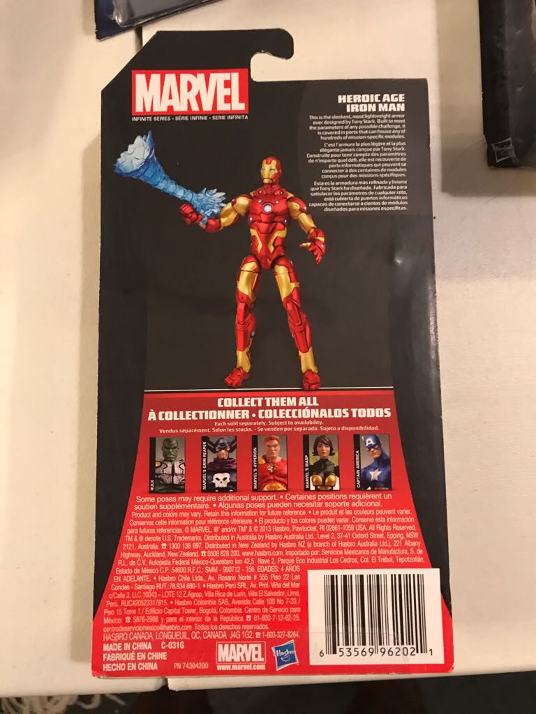Marvel Legends Infinity Series 3.75 - Iron Man  action figure collectible [Barcode 653569962021] - Main Image 2