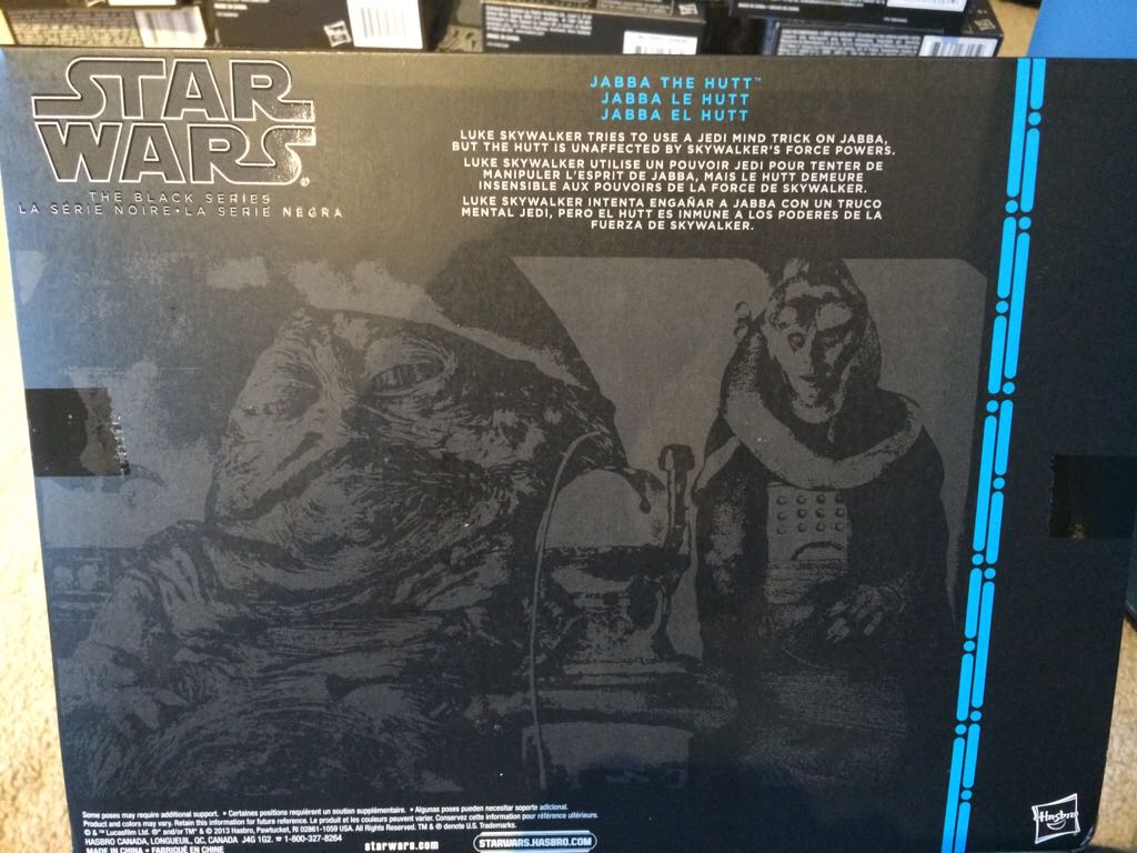 Black Series Set - Jabba The Hutt - Hasbro (SW BS Deluxe Assortment 2014/2015) action figure collectible [Barcode 653569962496] - Main Image 2