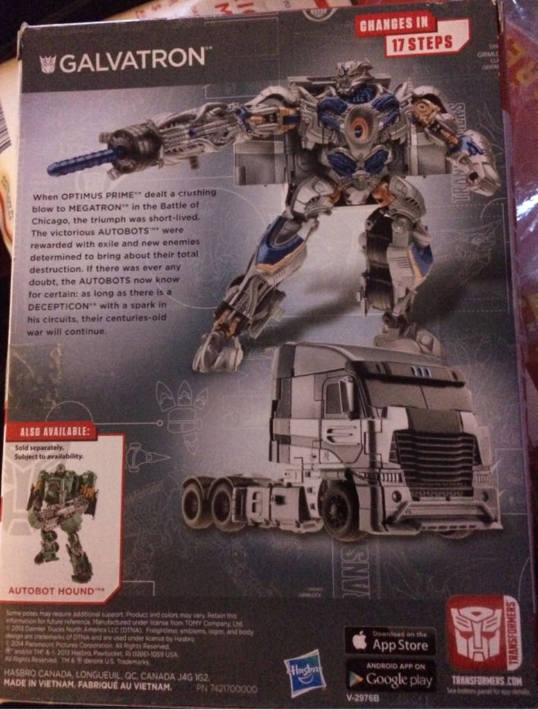 Galvatron - Hasbro (Transformers Age Of Extinction) action figure collectible [Barcode 653569965879] - Main Image 2