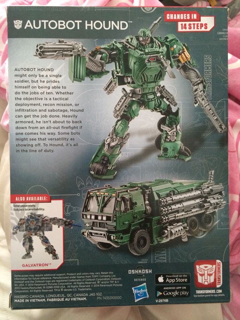 Hound - Hasbro (Voyager Class) action figure collectible [Barcode 653569965886] - Main Image 2