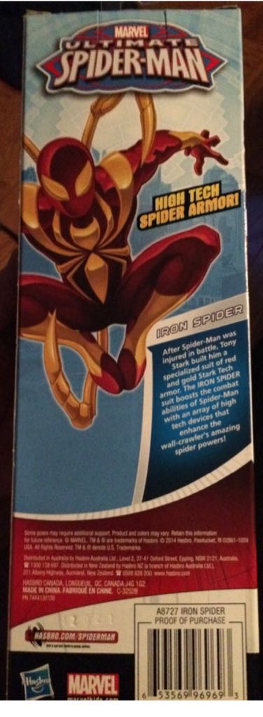 Iron Spider - Hasbro (Marvel Titan Hero Series) action figure collectible [Barcode 653569969693] - Main Image 2