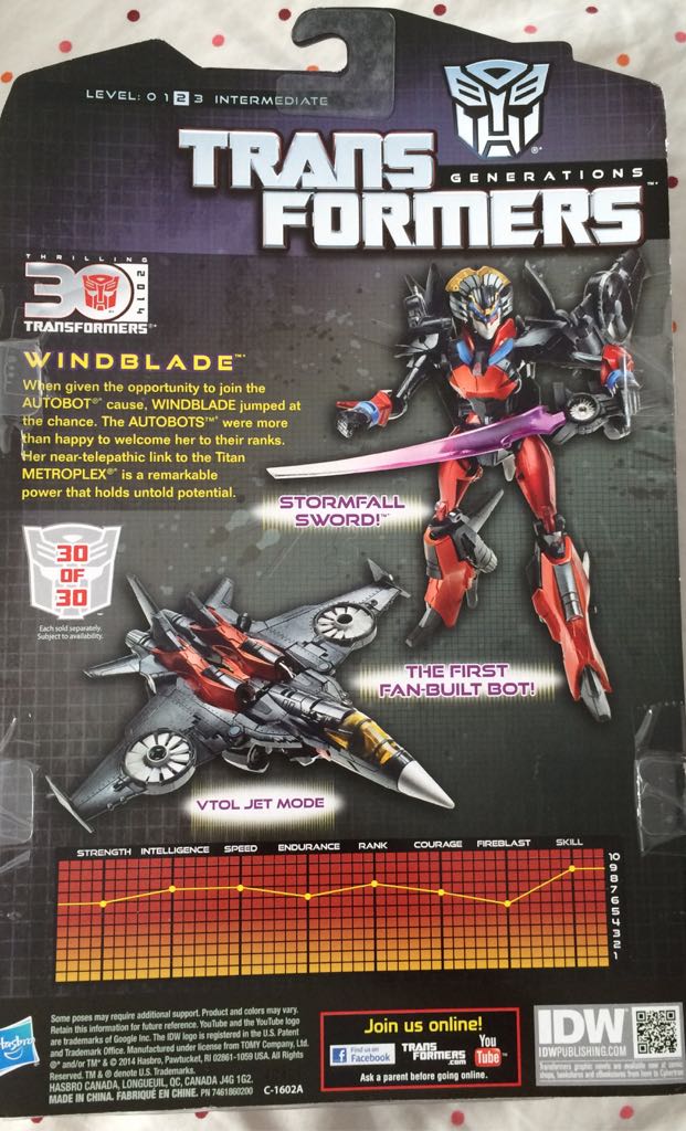 Transformers Thrilling 30 Windblade - Hasbro (Transformers 30th anniversary) action figure collectible [Barcode 653569971078] - Main Image 2
