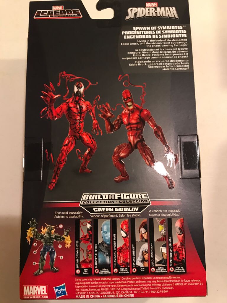 Toxin (Green Goblin) - Hasbro (Marvel Legends (BAF - Green Goblin)) action figure collectible [Barcode 653569972907] - Main Image 2