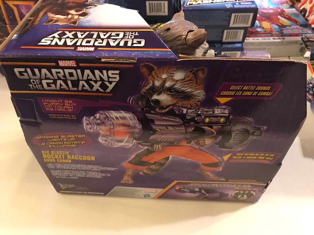 Guardians Of The Galaxy - Big Blastin’ Rocket Raccoon  action figure collectible [Barcode 653569973140] - Main Image 2