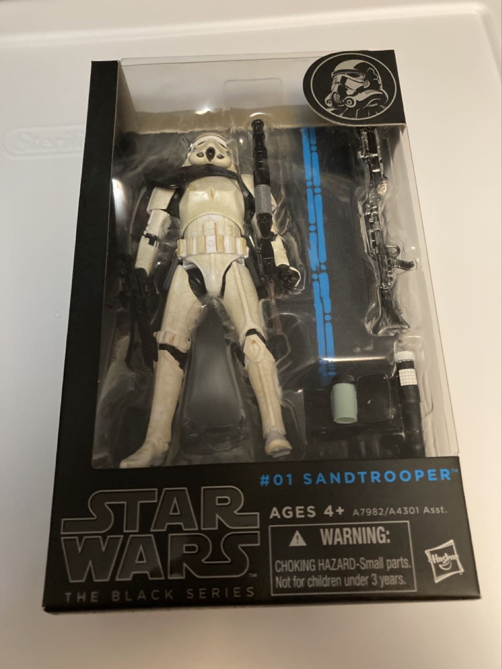 Sandtrooper - Hasbro (Star Wars Black 6”) (Star Wars Black 6 inch) action figure collectible [Barcode 653569979739] - Main Image 3