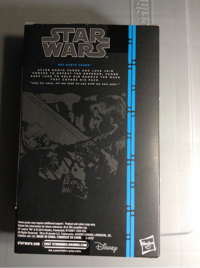 Darth Vader - Hasbro (Star Wars: Black Series) action figure collectible [Barcode 653569979746] - Main Image 2