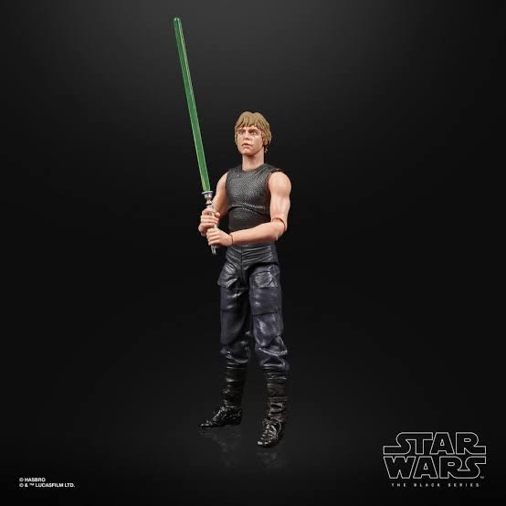 Luke Skywalker (Jedi) - Hasbro (Star Wars Black 6”) (Star Wars - The Black Series) action figure collectible [Barcode 653569979753] - Main Image 3