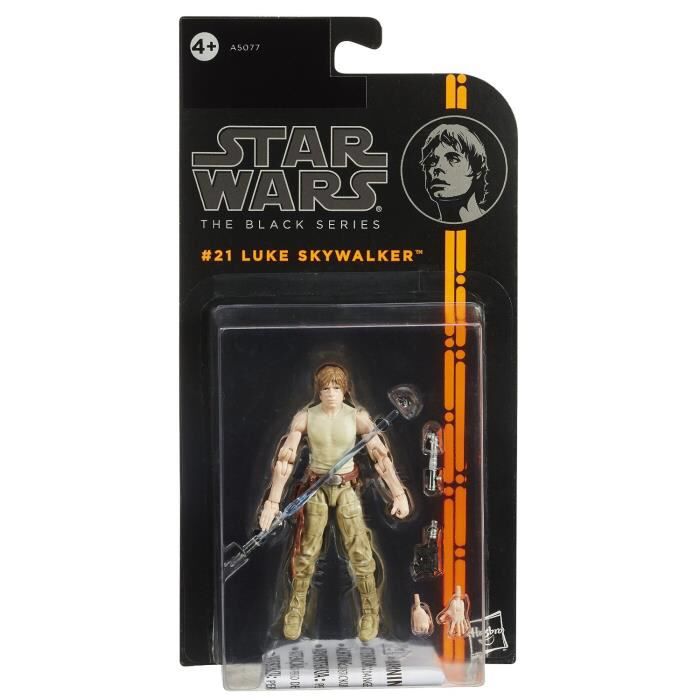 #21 Luke Skywalker - Hasbro (Star Wars Black Series 3.75”) action figure collectible [Barcode 653569980216] - Main Image 1