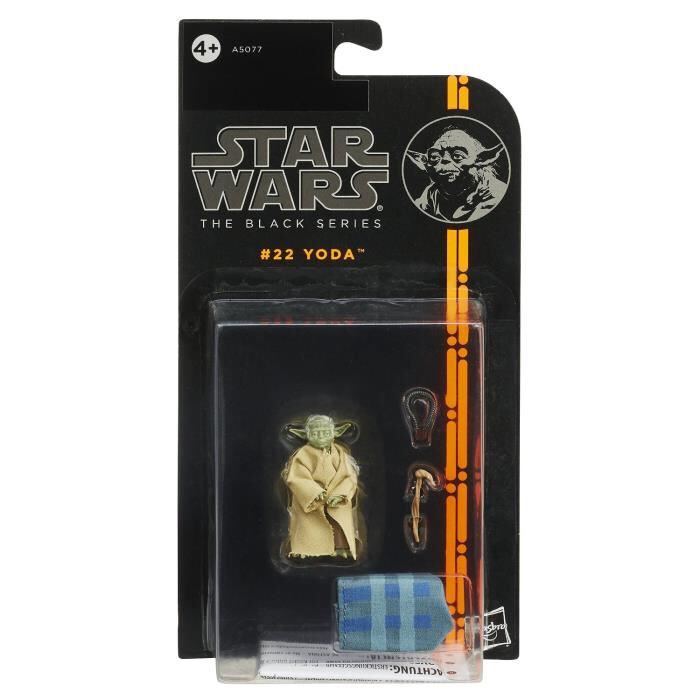 #22 Yoda - Hasbro (Star Wars Black Series 3.75”) action figure collectible [Barcode 653569980223] - Main Image 1