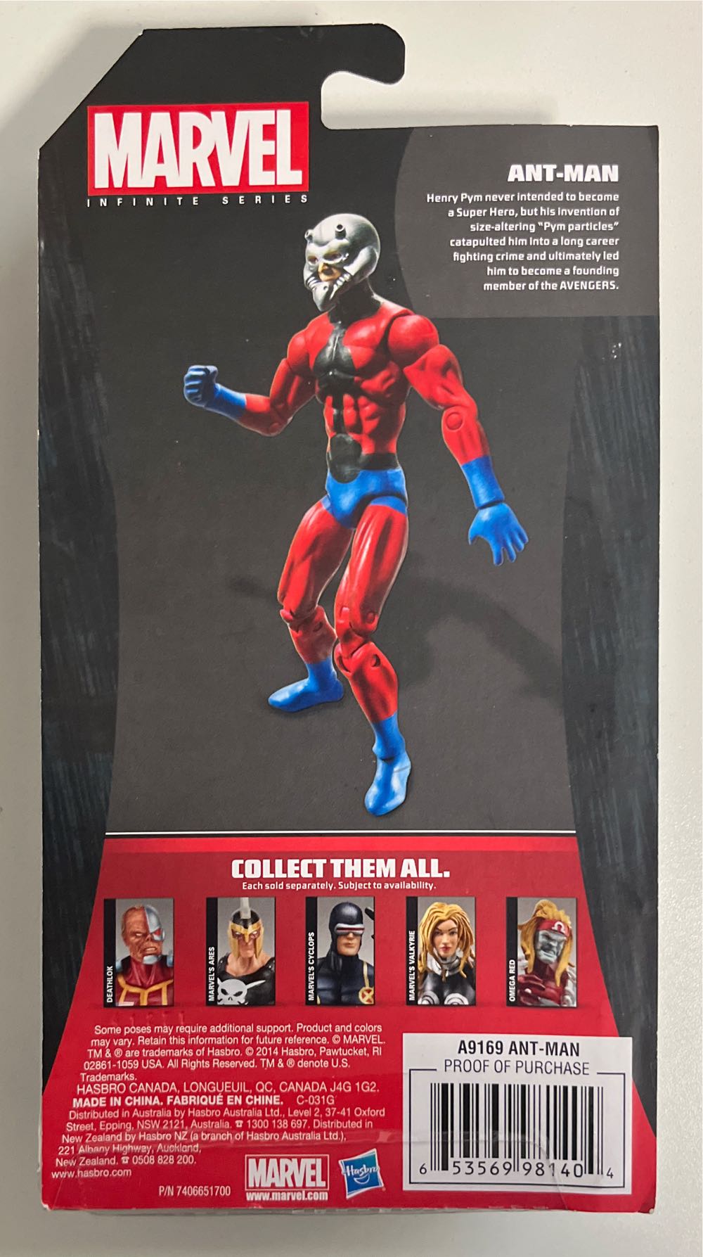 Marvel Infinite Series Ant-Man - Hasbro (Marvel Infinite Series) action figure collectible [Barcode 653569981404] - Main Image 3