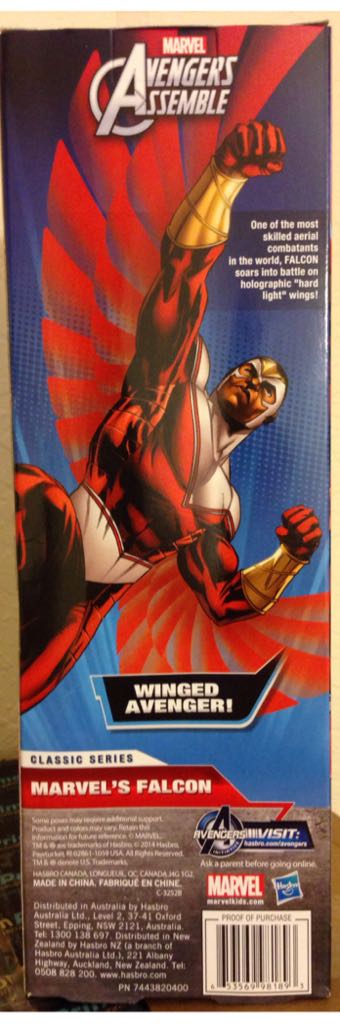 Falcon, Marvel’s Falcon - Hasbro Toy (Marvel Avengers Assemble) action figure collectible [Barcode 653569981893] - Main Image 2