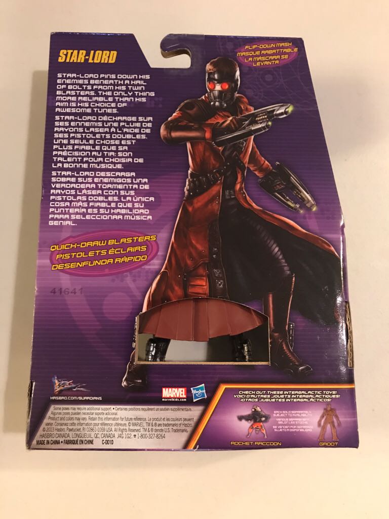 Starlord  (Marvel Legends) action figure collectible [Barcode 653569983446] - Main Image 2