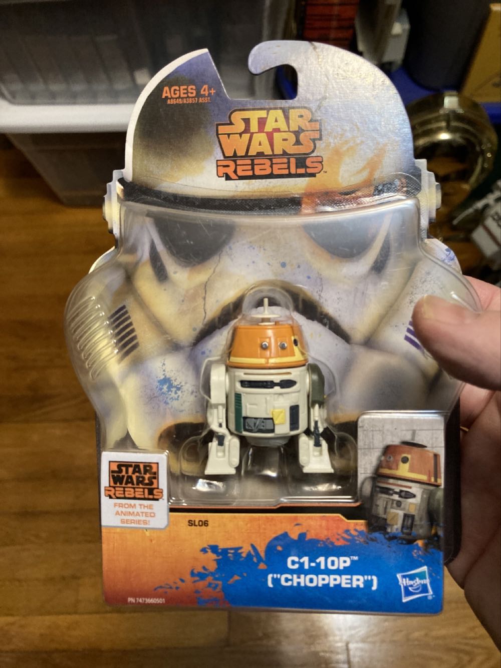 Rebels 1 #6 C1-10P (Chopper) - Hasbro (Rebels Saga Legends 2014) action figure collectible [Barcode 653569987550] - Main Image 3