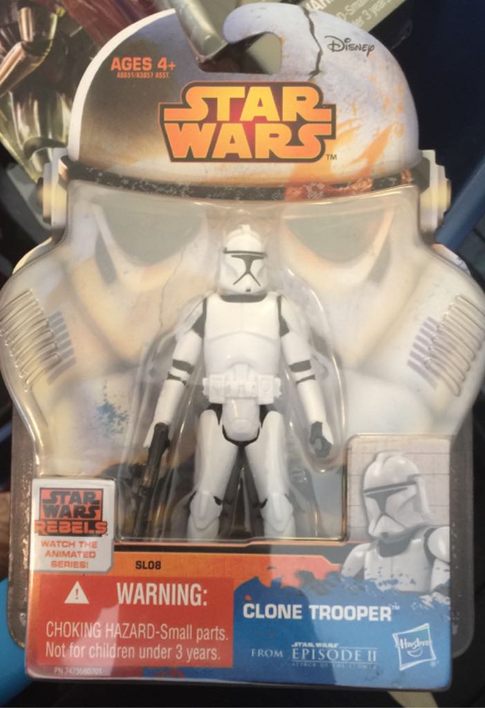 SL08 Clone Trooper  (2014 Rebels Saga Legends) action figure collectible [Barcode 653569987567] - Main Image 1