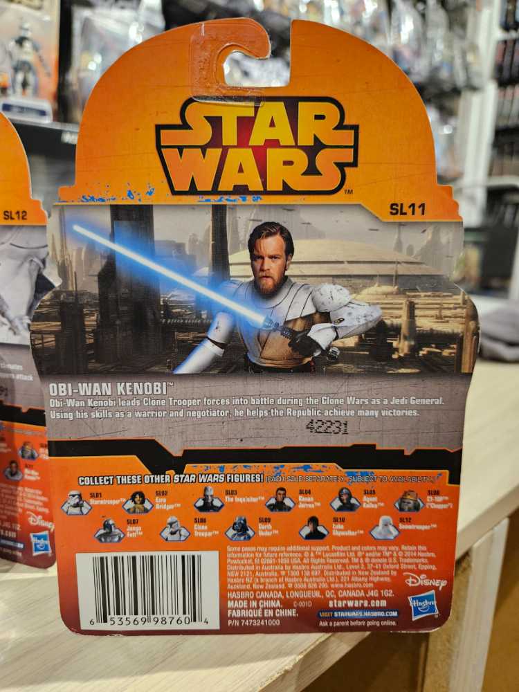 SL11 Obi-Wan Kenobi  (2014 Rebels Saga Legends) action figure collectible [Barcode 653569987604] - Main Image 2