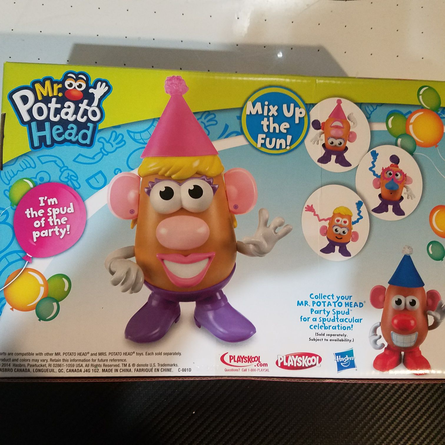 Party Spudette - Playskool/Hasbro action figure collectible [Barcode 653569990826] - Main Image 2