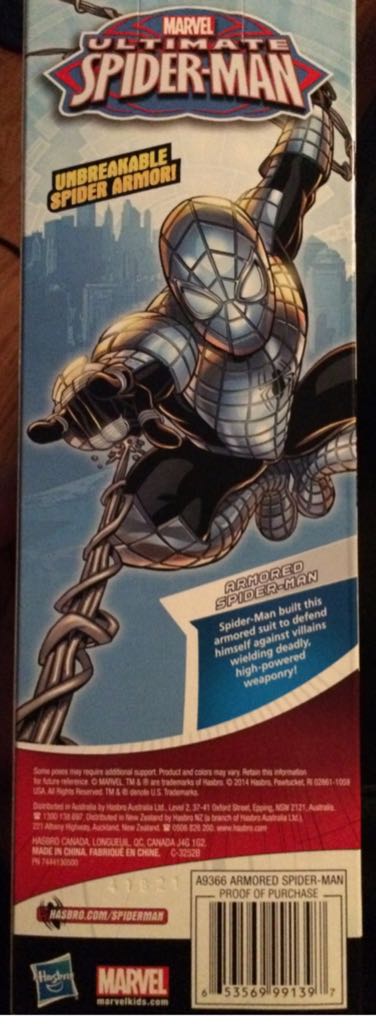Marvel 12” - Spider-Man (Armored) - Hasbro (Spider-Man) action figure collectible [Barcode 653569991397] - Main Image 2