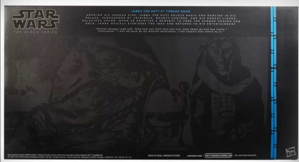 Jabba’s Throne Room - Hasbro (Star Wars) action figure collectible [Barcode 653569993285] - Main Image 4