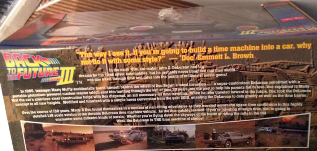 Time Machine - Sun Star (Back To The Future) action figure collectible [Barcode 657440027120] - Main Image 2