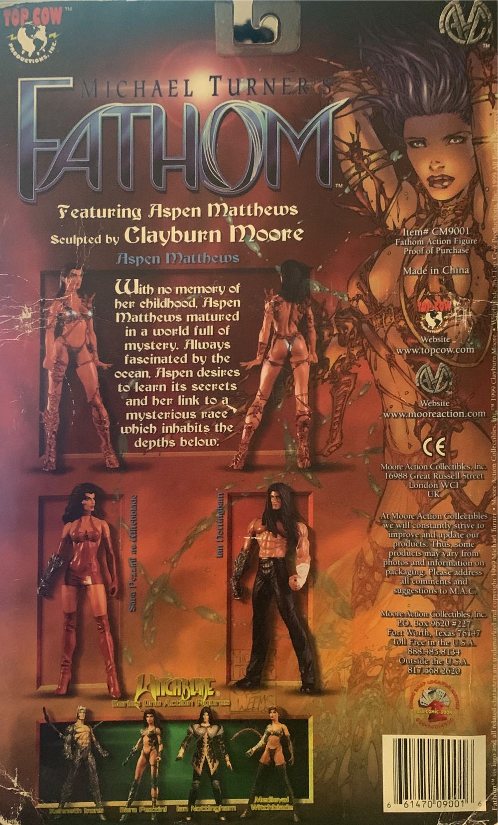 Fathom - Moore Action Collectibles (Moore Action Collectibles: 6”) action figure collectible [Barcode 661470090016] - Main Image 3