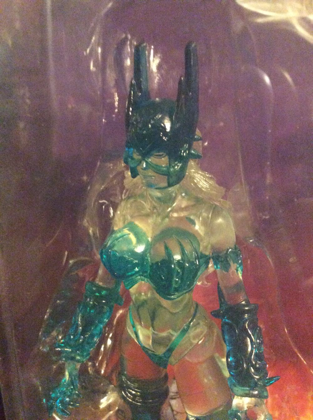 Lady Death (Azure) - Moore Action Collectibles (Moore Action Collectibles: 6”) action figure collectible [Barcode 661470090214] - Main Image 2