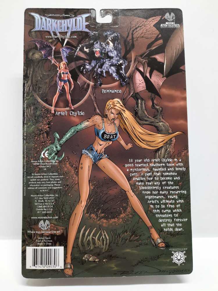 Darkchylde: Chase Ariel - Moore Action Collectibles (Moore Action Collectibles: 6”) action figure collectible [Barcode 661470090306] - Main Image 2