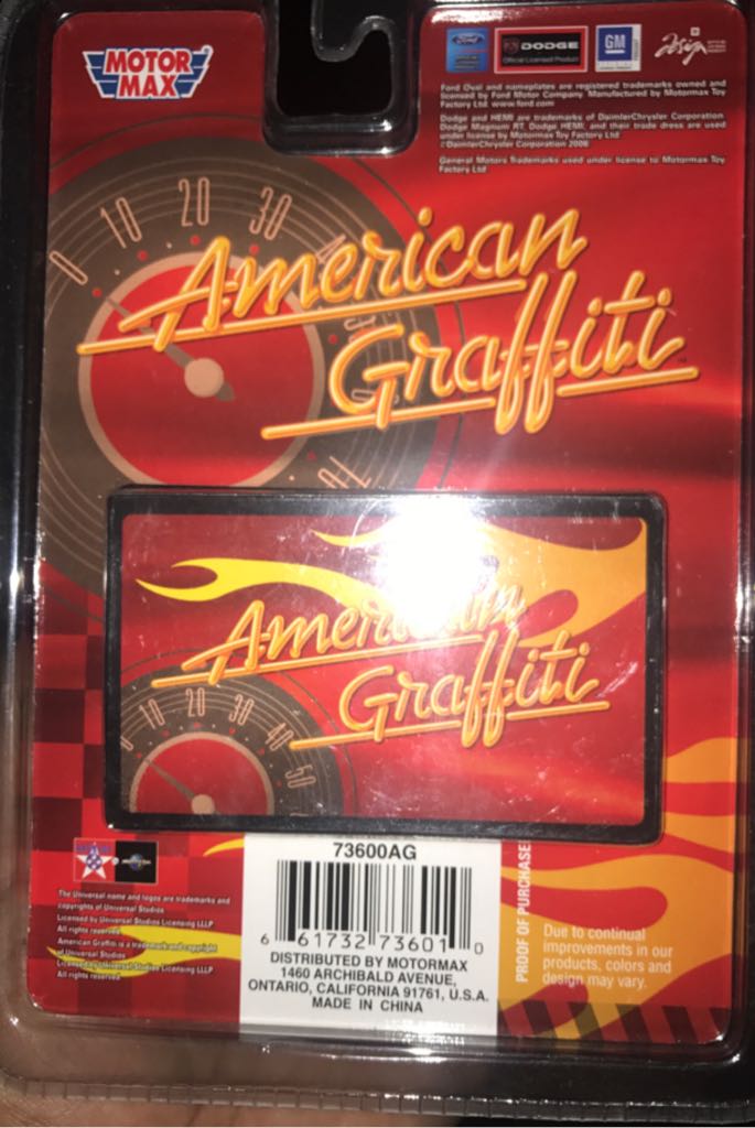American Graffiti: Pontiac Fiero GT (1985) - Motor Max (Misc.) action figure collectible [Barcode 661732736010] - Main Image 2