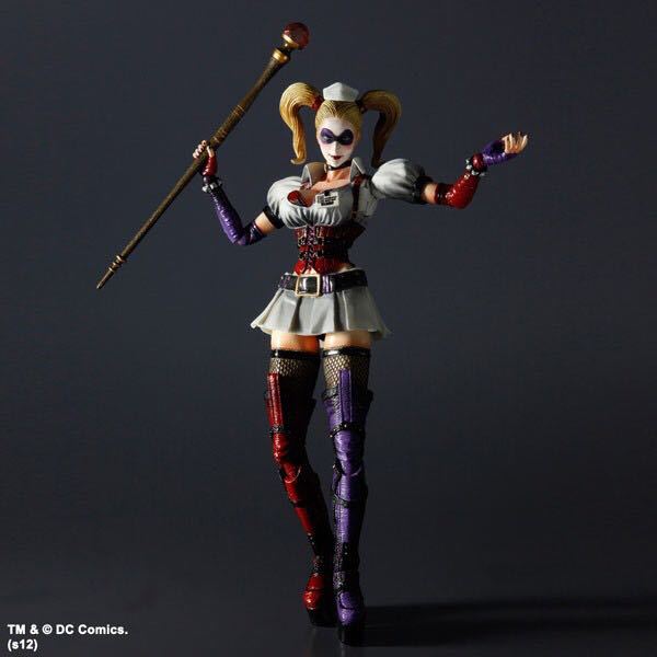 Square Enix Play Arts Kai Harley Quinn Arkham Asylum - Square Enix (Batman: Arkham Asylum) action figure collectible [Barcode 662248811673] - Main Image 2